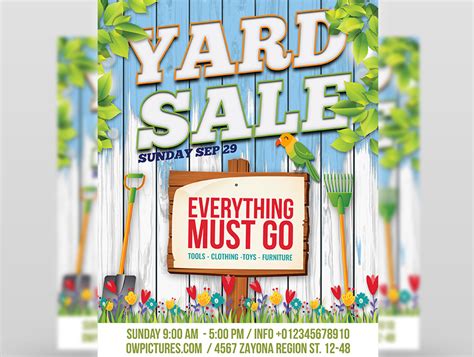 Free Printable Yard Sale Flyer